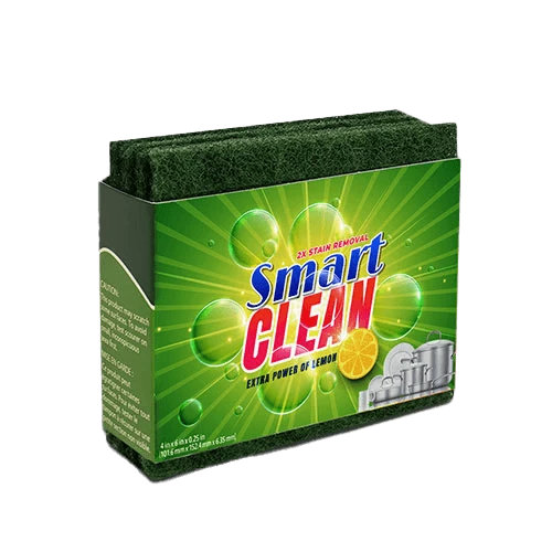 Custom printed packaging sleeve for cleaning product, incorporated with bright colored design