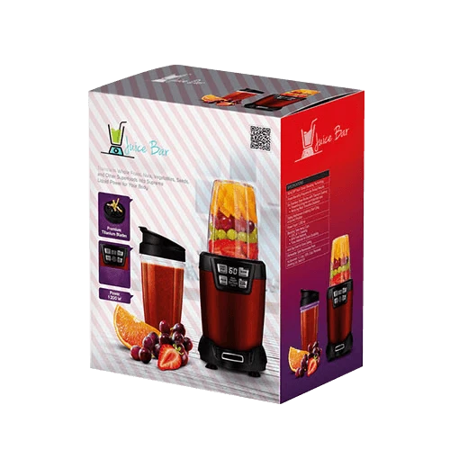 Custom printed household product box, including colorful design and images, ideal for small appliances