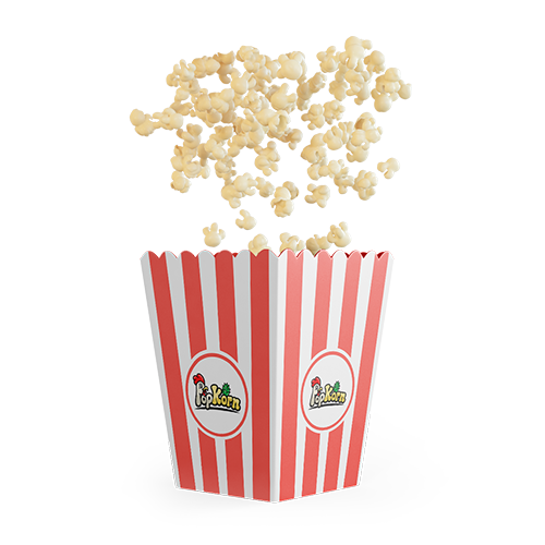 Order Custom Popcorn Tins & Bags Personalized with Logo, Image or Text