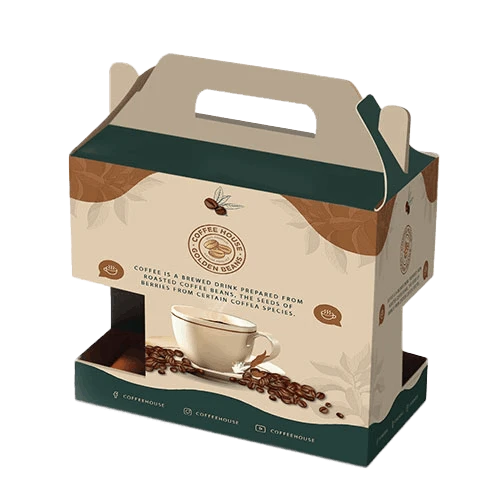 Custom shape product packaging with die cut insert and full colour printing, suitable for food and beverage brands