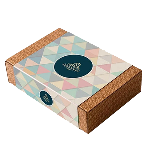 Sturdy cardboard box with a protective sleeve, designed for secure packaging of delicate items.